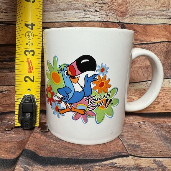 "Toucan Sam" 2002 Kellogg Fruit Loops Mug Coffee Tea Cup Vintage Houston Harvest - Picture 5 of 6